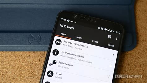 Android nfc write and read